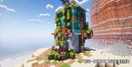  Solarpunk Eco-Home 02  Minecraft