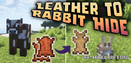  Leather To Rabbit Hide  Minecraft 1.20.1