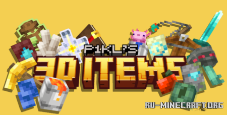  P1kls 3D Items  Minecraft 1.21.8