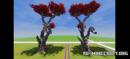  Horror Tree with face  Minecraft
