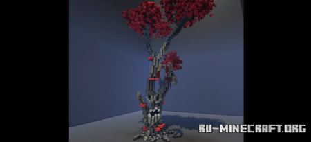  Horror Tree with face  Minecraft