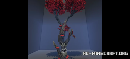  Horror Tree with face  Minecraft