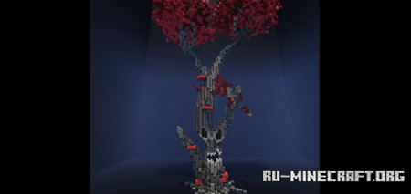  Horror Tree with face  Minecraft