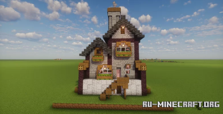  Simple Survial House by AMS_THE_BEST  Minecraft