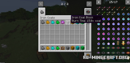  Iron Coals  Minecraft 1.21.4