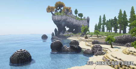  Fantasy Seaside Cliff  Minecraft