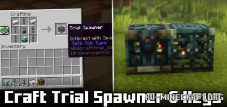  Craft Trial Spawner & Keys  Minecraft 1.21.8