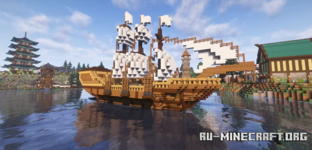  Wooden Ship by DawgRae  Minecraft