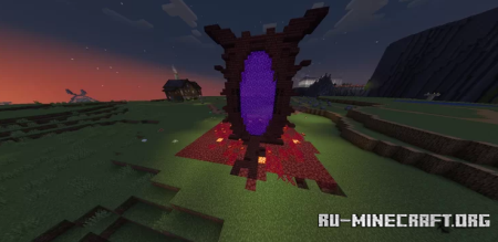  Angular nether portal  Minecraft