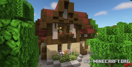  Half Timbered House 3  Minecraft