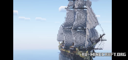  HMS Mars, ship of the line  Minecraft