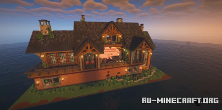  Wooden Mansion  Detailed Interiors  Minecraft
