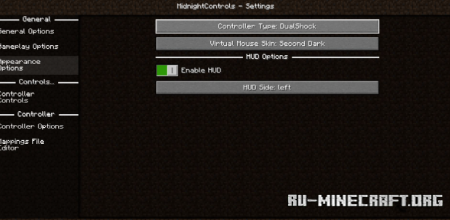 Midnight Controls  Minecraft 1.21.9