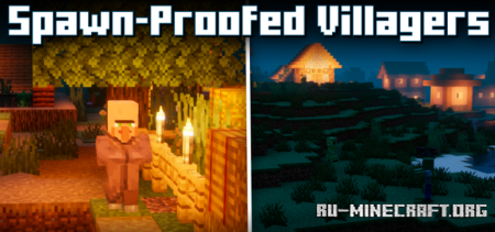  Spawn-Proofed Villagers  Minecraft 1.21.10