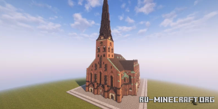  St. Petri Church - Gothic Brick Cathedral  Minecraft