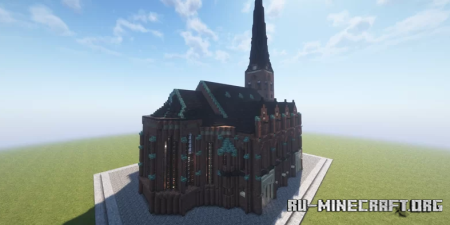  St. Petri Church - Gothic Brick Cathedral  Minecraft