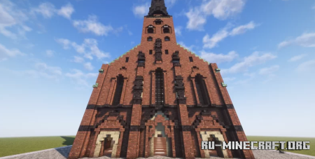  St. Petri Church - Gothic Brick Cathedral  Minecraft