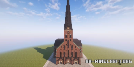  St. Petri Church - Gothic Brick Cathedral  Minecraft