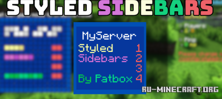  Styled Sidebars  Minecraft 1.21.10