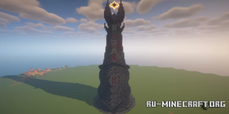  Tower Barad Dur with livable area  Minecraft
