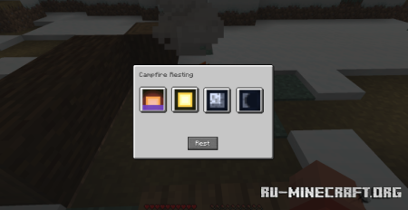  Campfire Resting  Minecraft 1.21.4