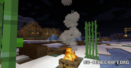  Campfire Resting  Minecraft 1.21.4