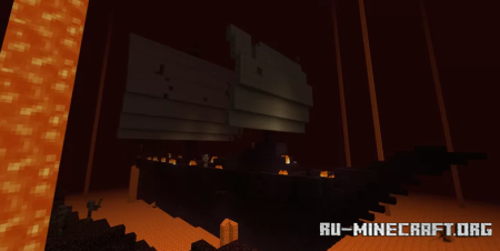 ������� Rare Cube Portal and Nether Ship ��� Minecraft