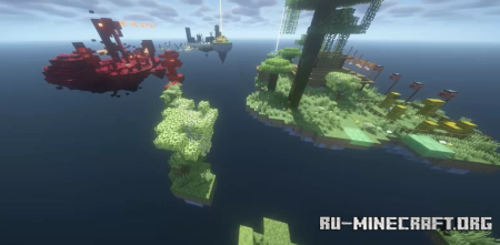 ������� Floating Island Parkour Course ��� Minecraft