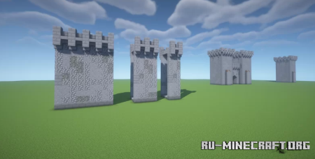 ������� Medieval: Tower, gate and walls ��� Minecraft