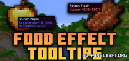  Food Effect Tooltips  Minecraft 1.21.10