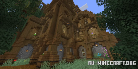 ������� Large Wooden House - The Witchwood Manor ��� Minecraft