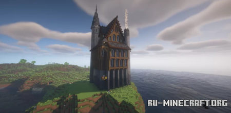 ������� Medieval Mansion on a Tall Foundation for Survival ��� Minecraft