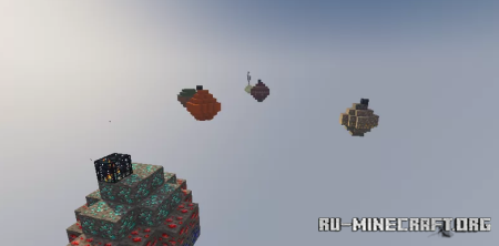 ������� sky block planet ��� Minecraft