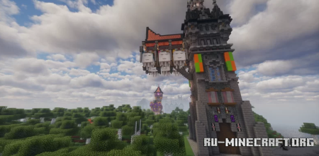 ������� Medieval: Ghast station tower ��� Minecraft
