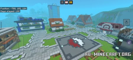 ������� Pokemon Style Town ��� Minecraft PE