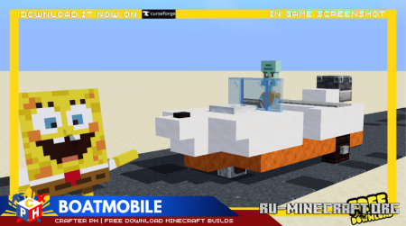 ������� SpongeBob Vehicle Collection � Bikini Bottom Rides ��� Minecraft PE