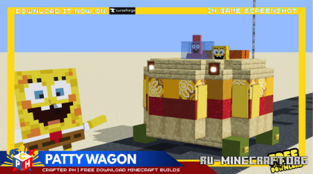 ������� SpongeBob Vehicle Collection � Bikini Bottom Rides ��� Minecraft PE