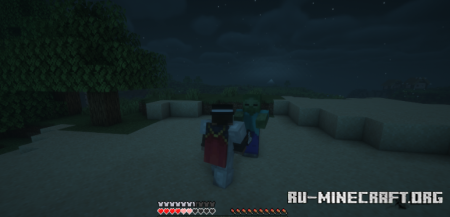 Скачать Zombified Player для Minecraft 1.21.10 Скачать Zombified Player для Minecraft 1.21.10