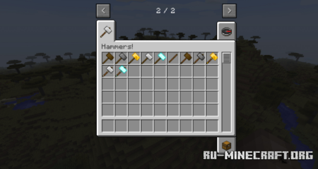 ������� Hammers 3×3 ��� Minecraft 1.21.8