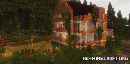 ������� Old british mansion in the forest ��� Minecraft