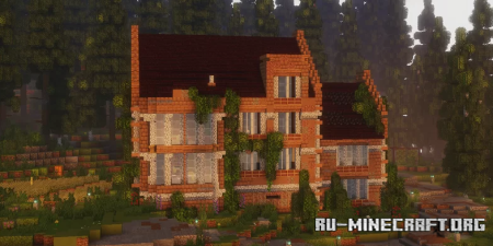 ������� Old british mansion in the forest ��� Minecraft