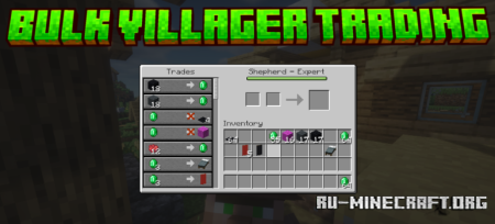  Bulk Villager Trading  Minecraft 1.20.6