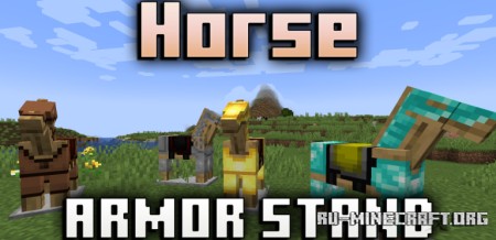  Horse Armor Stand  Minecraft 1.21.1