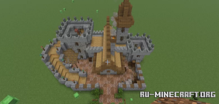 ������� Small Medieval Castle Superflat ��� Minecraft