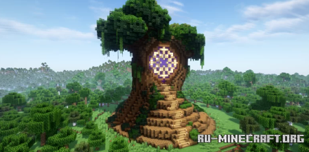 ������� Tree Nether Portal Statue V10 ��� Minecraft