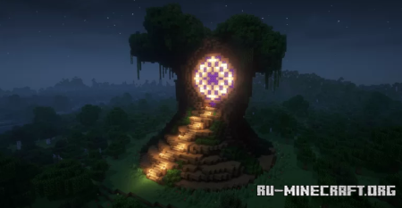 ������� Tree Nether Portal Statue V10 ��� Minecraft