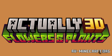  Actually 3D Flowers & Plants  Minecraft 1.21.10