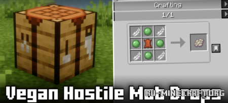  Vegan Hostile Mob Drops  Minecraft 1.21.10