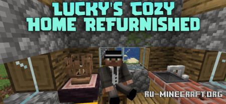  Luckys Cozy Home Refurnished  Minecraft 1.21.1