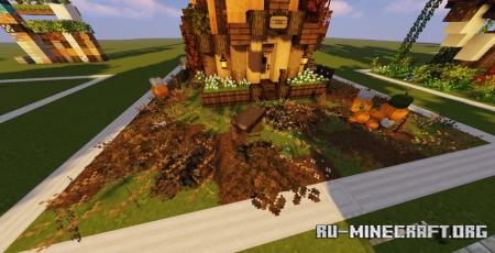 ������� Pumpkin House and Garden ��� Minecraft